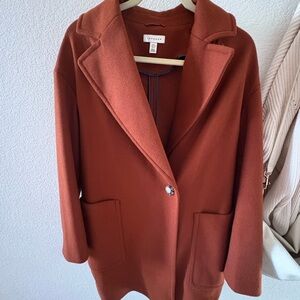 Topshop Women's Rust Blazer